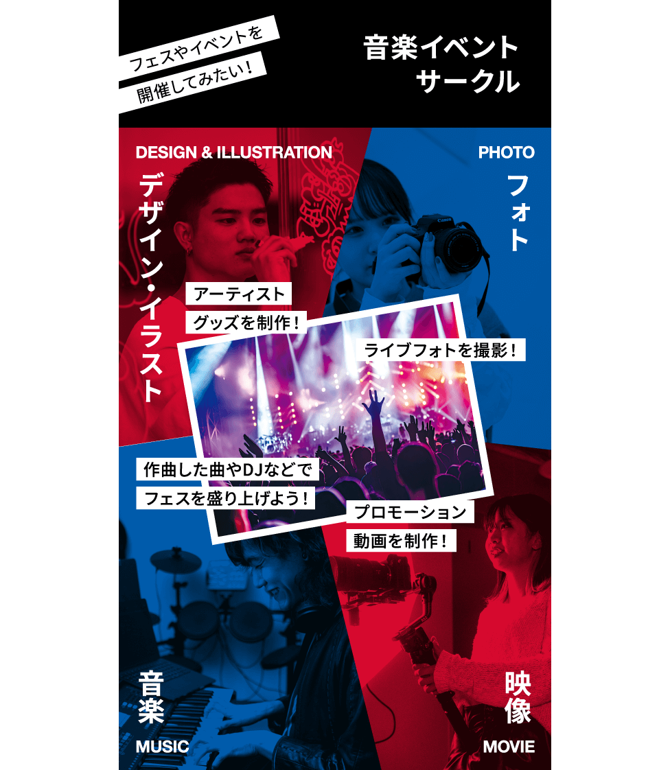 音楽イベントサークル